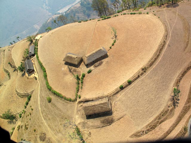 nepal from the sky